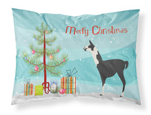 Load image into Gallery viewer, Llama Q' Ara Christmas Fabric Standard Pillowcase – Artistic Decorative Front, White Back BB9285PILLOWCASE