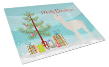 Load image into Gallery viewer, Alpaca Christmas Glass Cutting Boards – Durable, Decorative Kitchen Art Large BB9286LCB