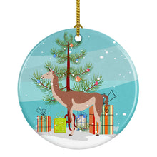 Load image into Gallery viewer, Guanaco Christmas Ornament - Round Ceramic Ornament – Artist-Designed Keepsake Decoration BB9288CO1