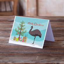 Load image into Gallery viewer, Emu Christmas Greeting Cards -  Blank Note Cards – 8-Pack of Artist-Designed Cards with Envelopes