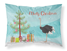 Load image into Gallery viewer, Common Ostrich Christmas Fabric Standard Pillowcase – Artistic Decorative Front, White Back BB9291PILLOWCASE