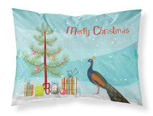 Load image into Gallery viewer, Indian Peacock Peafowl Christmas Fabric Standard Pillowcase – Artistic Decorative Front, White Back BB9292PILLOWCASE