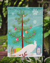 Load image into Gallery viewer, White Peacock Peafowl Christmas Garden Flag - Outdoor Decorative Yard Flag BB9293GF