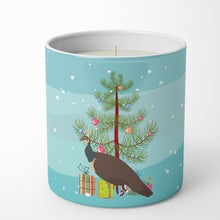 Load image into Gallery viewer, Indian Peahen Peafowl Christmas 10 oz Decorative Soy Candle