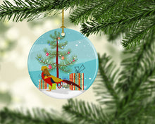 Load image into Gallery viewer, Golden or Chinese Pheasant Christmas Ornament - Round Ceramic Ornament – Artist-Designed Keepsake Decoration BB9295CO1