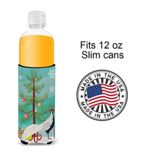 Load image into Gallery viewer, Silver Pheasant Christmas   Hugger for slim cans BB9296MUK