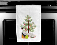 Load image into Gallery viewer, Silver Pheasant Christmas Kitchen Towels – Set of 2 - Decorative &amp; Absorbent Cotton | BB9296WTKT