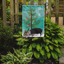 Load image into Gallery viewer, Devon Large Black Pig Christmas Garden Flag - Outdoor Decorative Yard Flag BB9298GF