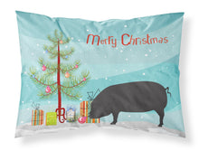 Load image into Gallery viewer, Devon Large Black Pig Christmas Fabric Standard Pillowcase – Artistic Decorative Front, White Back BB9298PILLOWCASE