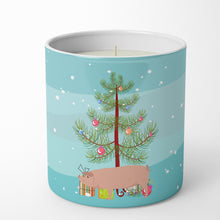 Load image into Gallery viewer, American Landrace Pig Christmas 10 oz Decorative Soy Candle