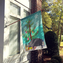 Load image into Gallery viewer, Berkshire Pig Christmas Flag Canvas House Size BB9300CHF