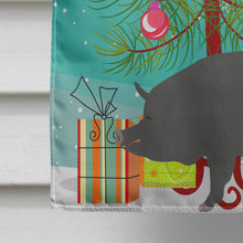 Load image into Gallery viewer, Berkshire Pig Christmas Flag Canvas House Size BB9300CHF