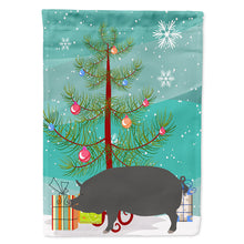 Load image into Gallery viewer, Berkshire Pig Christmas Flag Canvas House Size BB9300CHF