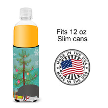 Load image into Gallery viewer, Berkshire Pig Christmas   Hugger for slim cans BB9300MUK