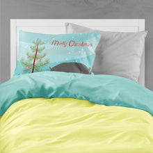 Load image into Gallery viewer, Berkshire Pig Christmas Fabric Standard Pillowcase – Artistic Decorative Front, White Back BB9300PILLOWCASE