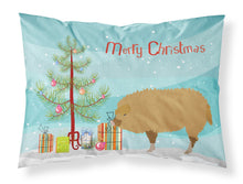 Load image into Gallery viewer, Hungarian Mangalica Pig Christmas Fabric Standard Pillowcase – Artistic Decorative Front, White Back BB9301PILLOWCASE