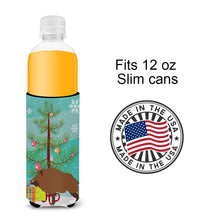 Load image into Gallery viewer, Wild Boar Pig Christmas   Hugger for slim cans BB9303MUK