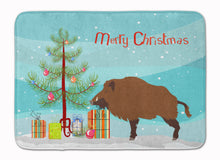 Load image into Gallery viewer, Wild Boar Pig Christmas Machine Washable Memory Foam Mat BB9303RUG