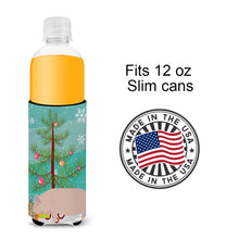 Load image into Gallery viewer, Welsh Pig Christmas   Hugger for slim cans BB9304MUK