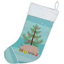 Load image into Gallery viewer, English Large White Pig Christmas Christmas Stocking BB9305CS