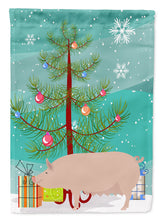 Load image into Gallery viewer, English Large White Pig Christmas Garden Flag - Outdoor Decorative Yard Flag BB9305GF
