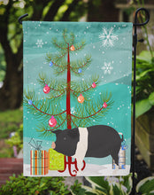 Load image into Gallery viewer, Hampshire Pig Christmas Garden Flag - Outdoor Decorative Yard Flag BB9306GF