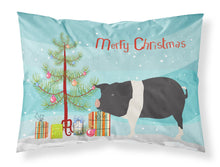 Load image into Gallery viewer, Hampshire Pig Christmas Fabric Standard Pillowcase – Artistic Decorative Front, White Back BB9306PILLOWCASE