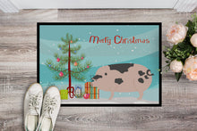 Load image into Gallery viewer, Gloucester Old Spot Pig Christmas Doormat - 24x36 Decorative Floor Mat – Indoor/Outdoor Rug with Artistic Flair BB9307JMAT