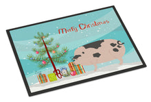 Load image into Gallery viewer, Gloucester Old Spot Pig Christmas Doormat - 24x36 Decorative Floor Mat – Indoor/Outdoor Rug with Artistic Flair BB9307JMAT