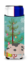 Load image into Gallery viewer, Gloucester Old Spot Pig Christmas   Hugger for slim cans BB9307MUK