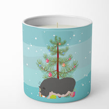 Load image into Gallery viewer, Vietnamese Pot-Bellied Pig Christmas 10 oz Decorative Soy Candle