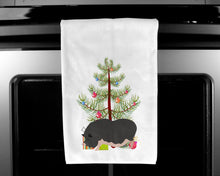 Load image into Gallery viewer, Vietnamese Pot-Bellied Pig Christmas Kitchen Towels – Set of 2 - Decorative &amp; Absorbent Cotton | BB9308WTKT