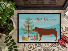 Load image into Gallery viewer, Duroc Pig Christmas Doormat - 24x36 Decorative Floor Mat – Indoor/Outdoor Rug with Artistic Flair BB9309JMAT