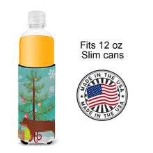 Load image into Gallery viewer, Duroc Pig Christmas   Hugger for slim cans BB9309MUK