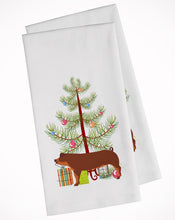 Load image into Gallery viewer, Duroc Pig Christmas Kitchen Towels – Set of 2 - Decorative &amp; Absorbent Cotton | BB9309WTKT
