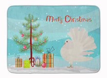 Load image into Gallery viewer, Silver Fantail Pigeon Christmas Machine Washable Memory Foam Mat BB9317RUG