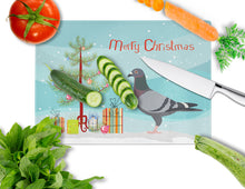 Load image into Gallery viewer, Racing Pigeon Christmas Glass Cutting Boards – Durable, Decorative Kitchen Art Large BB9318LCB