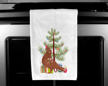 Load image into Gallery viewer, African Owl Pigeon Christmas Kitchen Towels – Set of 2 - Decorative &amp; Absorbent Cotton | BB9320WTKT