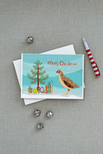 Load image into Gallery viewer, Golden Phoenix Quail Christmas Greeting Cards -  Blank Note Cards – 8-Pack of Artist-Designed Cards with Envelopes