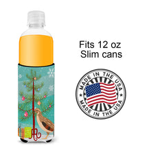 Load image into Gallery viewer, Golden Phoenix Quail Christmas   Hugger for slim cans BB9322MUK