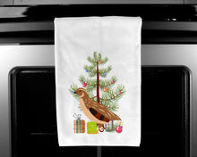 Load image into Gallery viewer, Golden Phoenix Quail Christmas Kitchen Towels – Set of 2 - Decorative &amp; Absorbent Cotton | BB9322WTKT