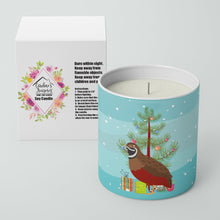 Load image into Gallery viewer, Chinese Painted or King Quail Christmas 10 oz Decorative Soy Candle