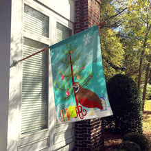 Load image into Gallery viewer, Chinese Painted or King Quail Christmas Flag Canvas House Size BB9323CHF