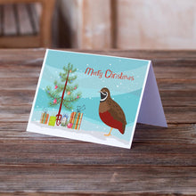 Load image into Gallery viewer, Chinese Painted or King Quail Christmas Greeting Cards -  Blank Note Cards – 8-Pack of Artist-Designed Cards with Envelopes
