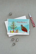 Load image into Gallery viewer, Chinese Painted or King Quail Christmas Greeting Cards -  Blank Note Cards – 8-Pack of Artist-Designed Cards with Envelopes
