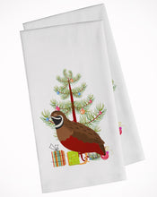 Load image into Gallery viewer, Chinese Painted or King Quail Christmas Kitchen Towels – Set of 2 - Decorative &amp; Absorbent Cotton | BB9323WTKT
