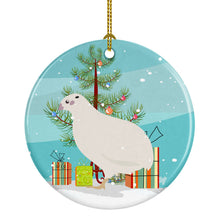 Load image into Gallery viewer, Texas Quail Christmas Ornament - Round Ceramic Ornament – Artist-Designed Keepsake Decoration BB9324CO1