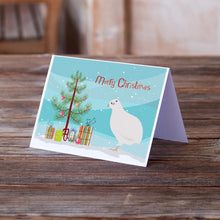 Load image into Gallery viewer, Texas Quail Christmas Greeting Cards -  Blank Note Cards – 8-Pack of Artist-Designed Cards with Envelopes