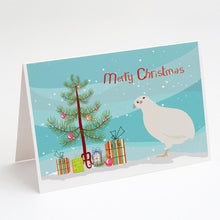 Load image into Gallery viewer, Texas Quail Christmas Greeting Cards -  Blank Note Cards – 8-Pack of Artist-Designed Cards with Envelopes