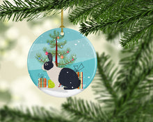 Load image into Gallery viewer, Dutch Rabbit Christmas Ornament - Round Ceramic Ornament – Artist-Designed Keepsake Decoration BB9325CO1